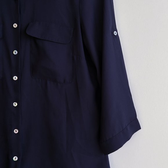 H&M Black Chiffon Blouse - Picture 2 of 3